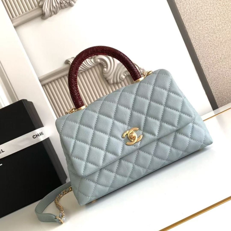 Ch**el top handle bags